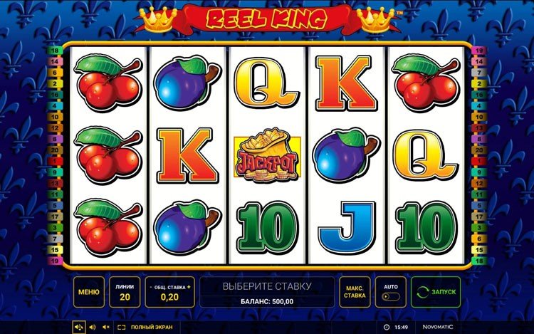 Slot machine Reel King (रील राजा)