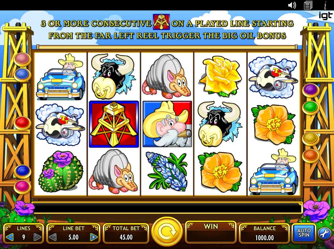 Slot machine Texas Tea (टेक्सास टी)