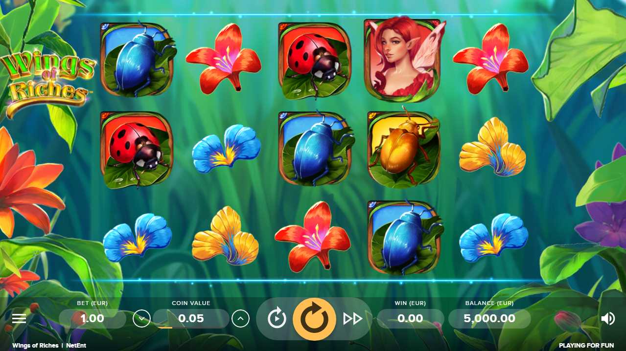 Slot machine Wings of Riches (समृद्धि के पंख)