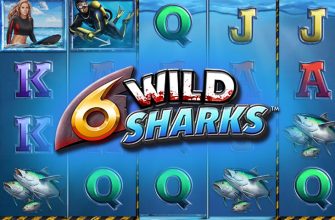 Slot machine 6 Wild Sharks (6 tubarões selvagens)