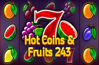 Slot machine Hot Coins & Fruits 243