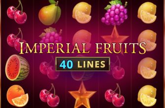 Slot machine Imperial Fruits: 40 lines (Frutas Imperiais: 40 linhas)